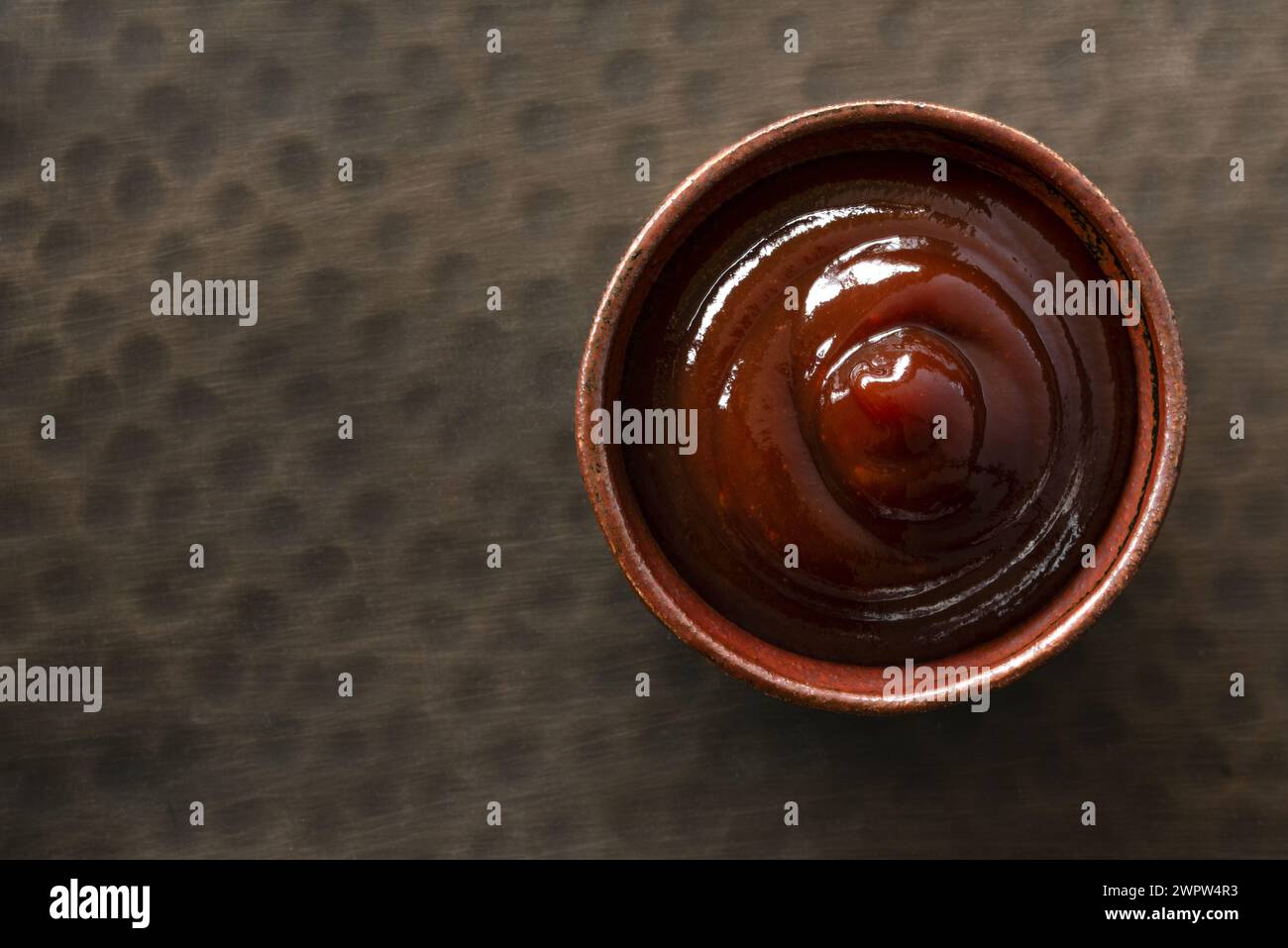 BBQ Sauce in a Bowl Stock Photo