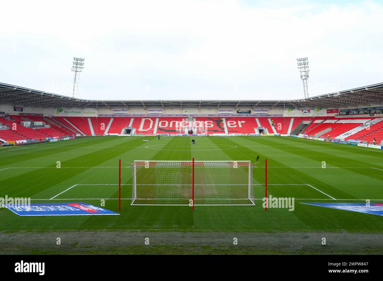 Eco - Power Stadium, Doncaster, England - 9th March 2024 A general view ...