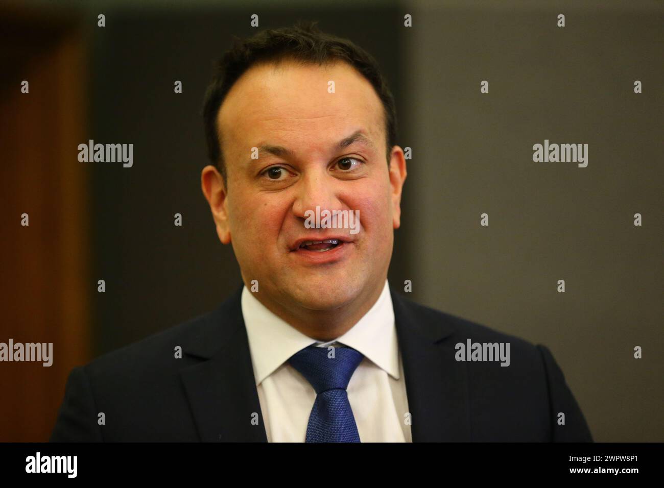 taoiseach-leo-varadkar-speaking-to-the-media-at-dublin-castle-as