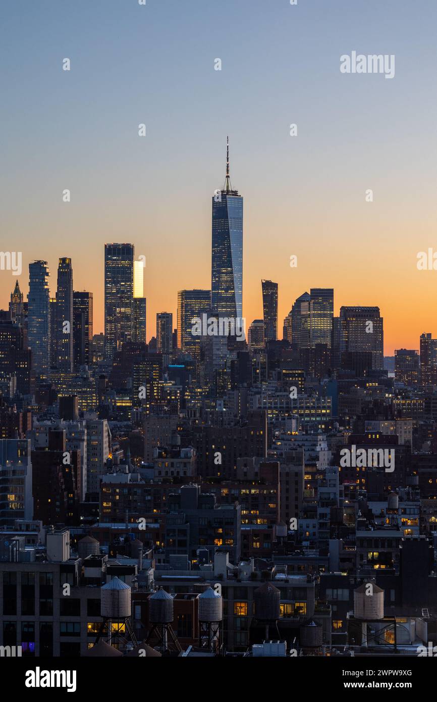 Aerial view of lower manhattan hi-res stock photography and images - Alamy