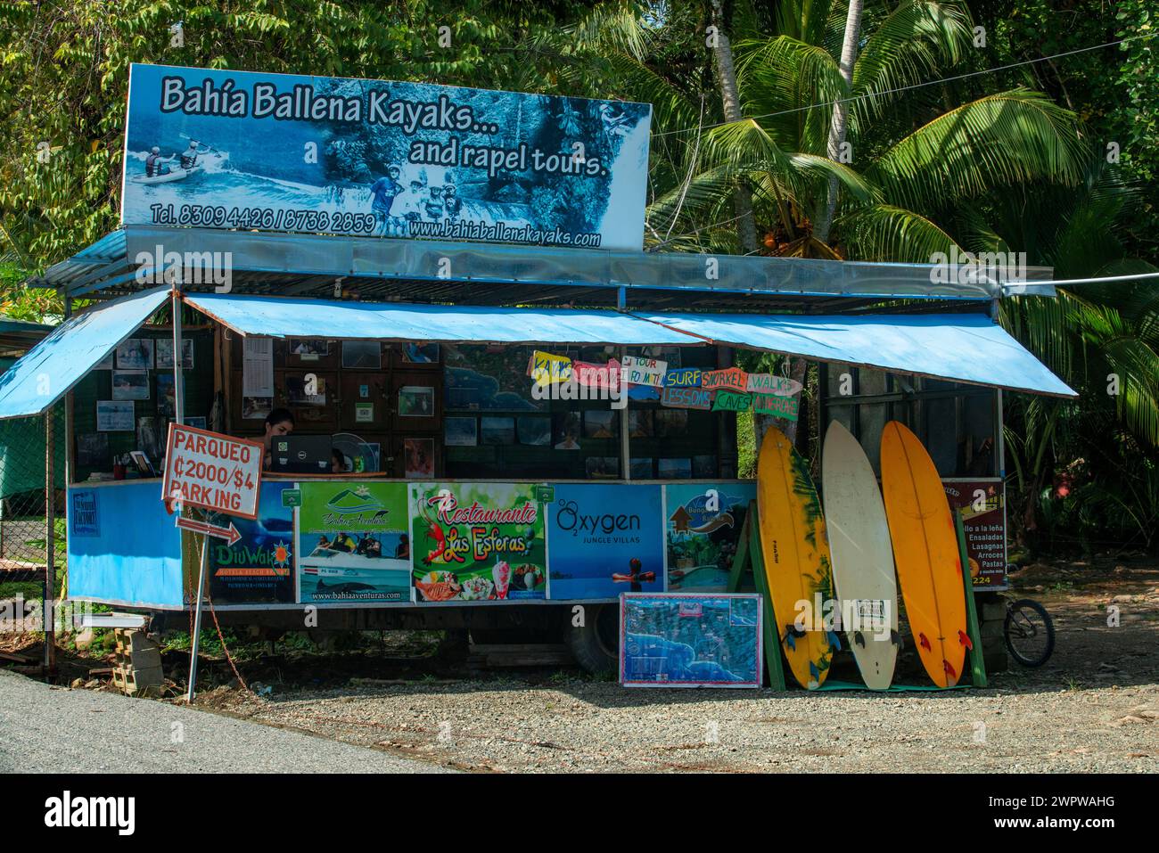 Kayak kayaking rental Drake bay, Osa Peninsula, Ballena National Park