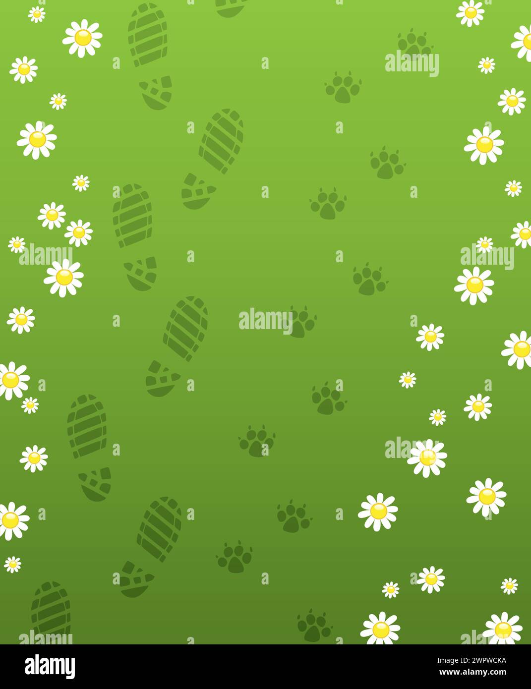 vector foot prints of man and dog Stock Vector Image & Art - Alamy