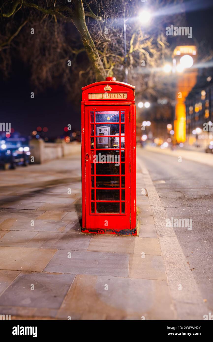 British Symbol The Iconic London Telephone Box Stock Photo