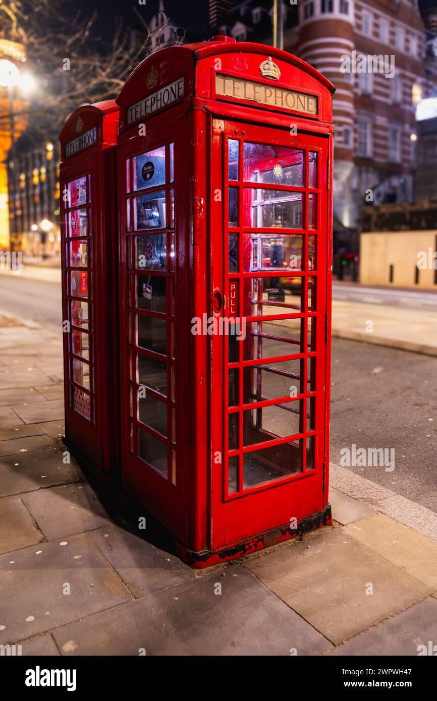 London Calling Iconic Telephone Booth Stock Photo