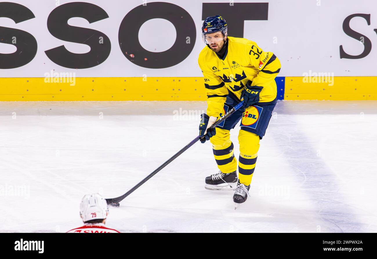 Maillot Supporter Suède Hockey Sur Glace - Homme, Jaune, Taille L, Occasion