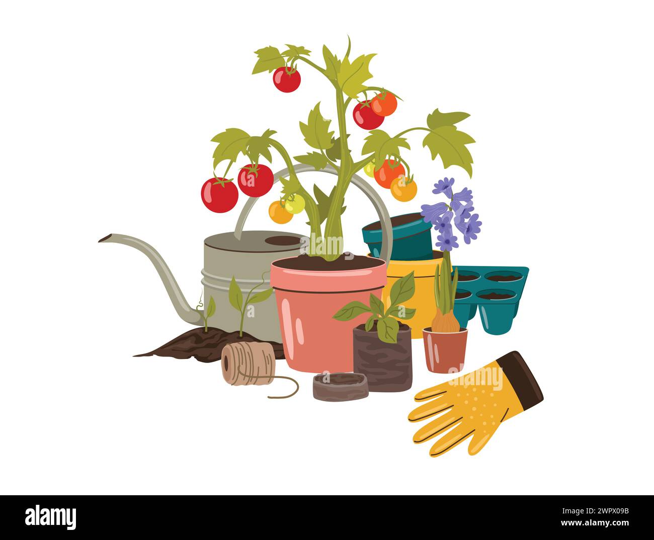 Agricultural composition Stock Vector Images - Alamy