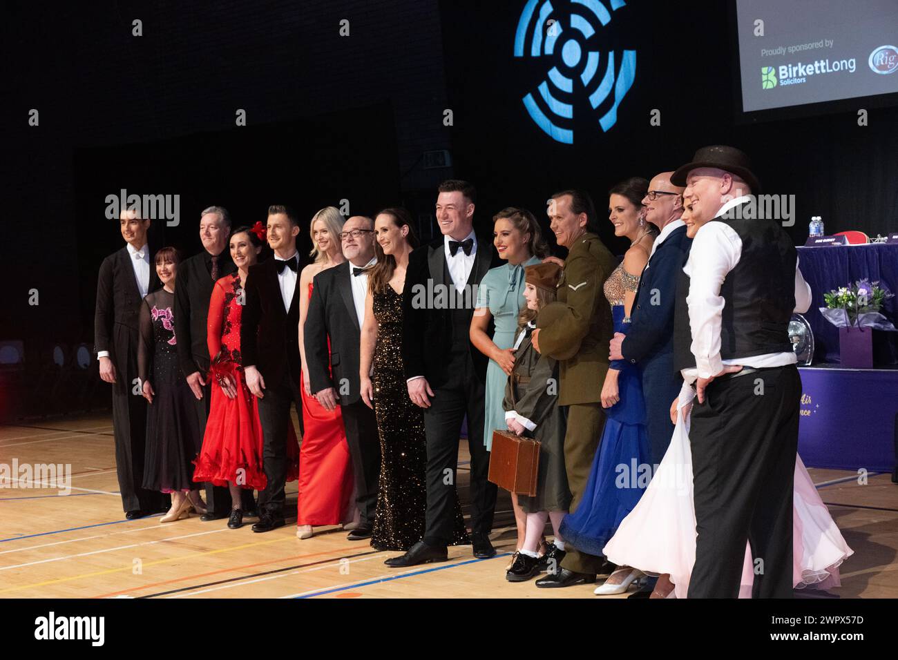 Brentwood Essex 9th Mar 2024 Strictly Air Ambulance fund raising event at the Brentwood Centre, Brentwood Essex. The show features Lisa Snowdon and professional dancers from the BBC's Strictly Come Dancing. Credit: Ian Davidson/Alamy Live News Stock Photo