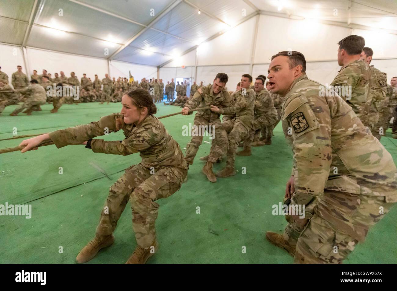 California, USA. 2nd Mar, 2024. Cadets from San Diego State University ...