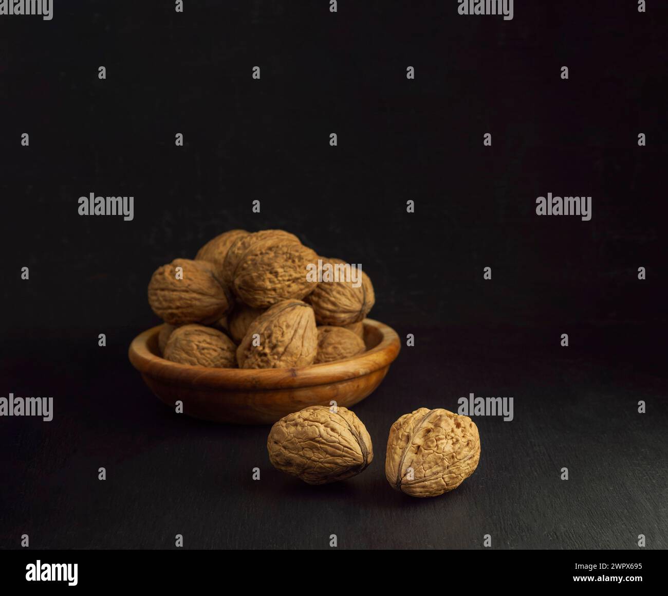 Inshell walnuts in a plate. Heart Nuts, Heart Health Products