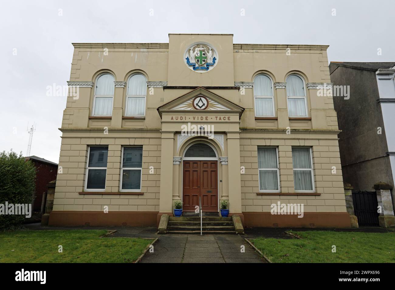 Coleraine Masonic Hall in Northern Ireland Stock Photo