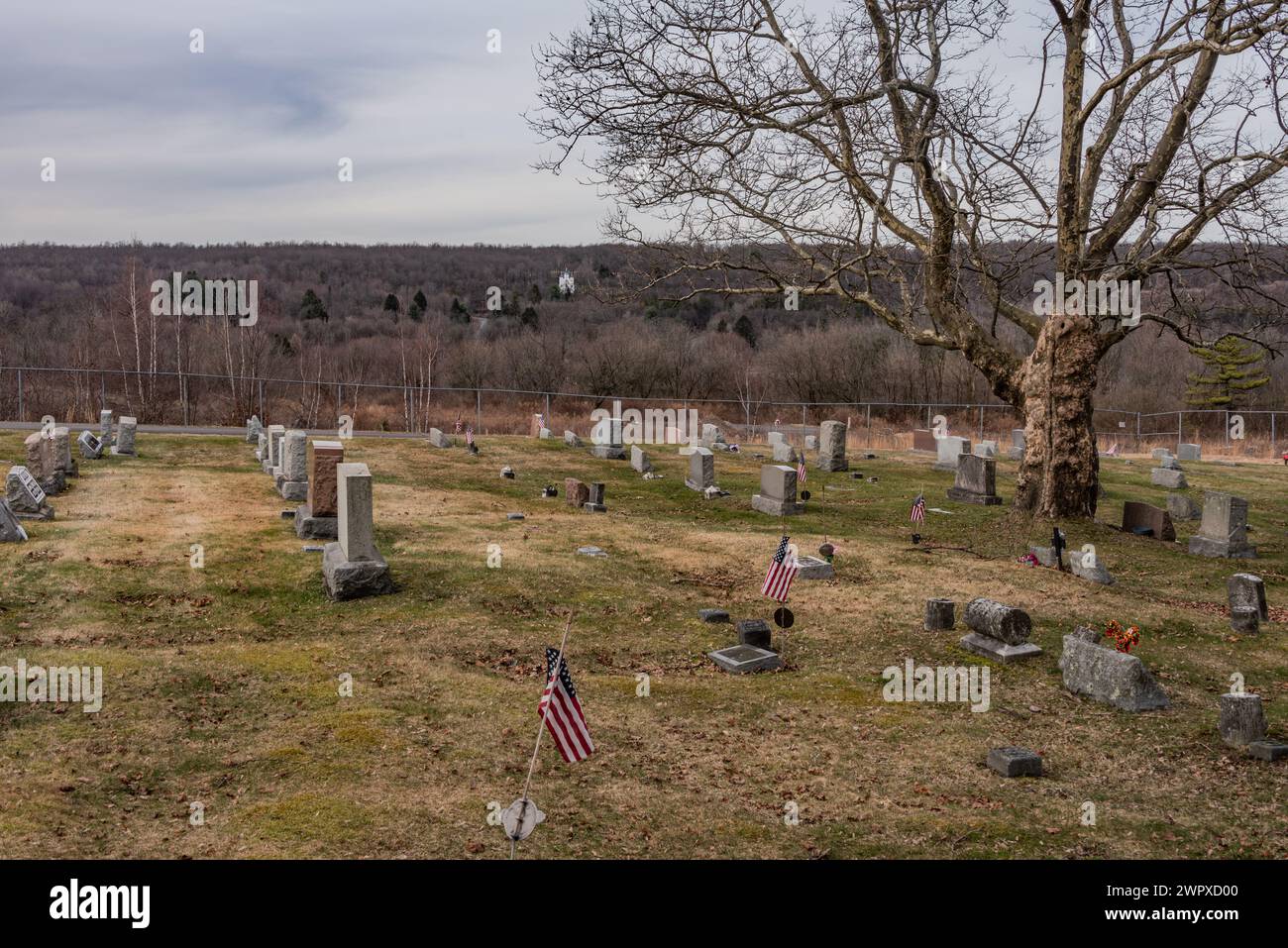 One of Centralias Historic Cemeteries, Pennsylvania USA Stock Photo Alamy