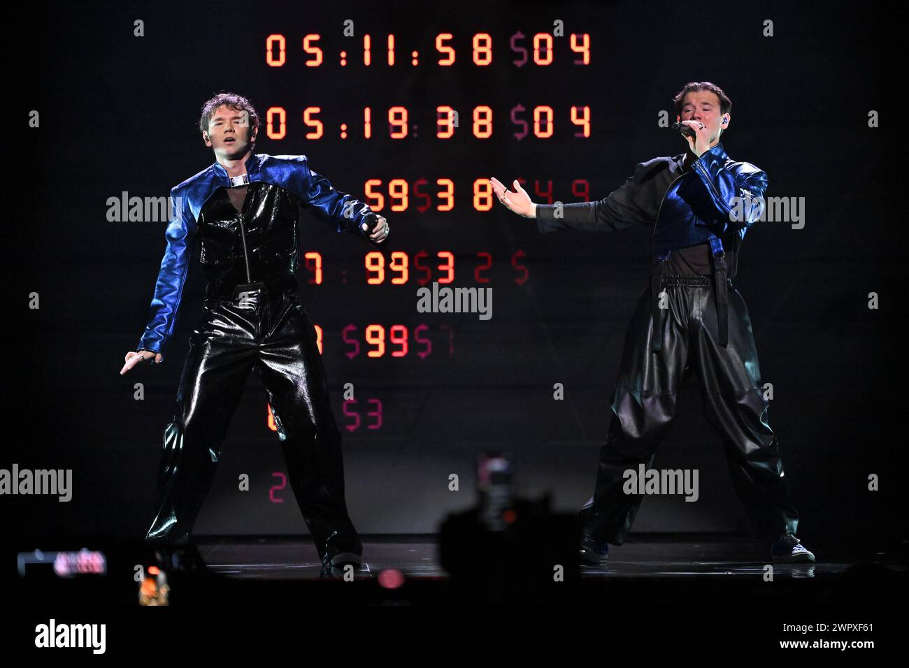 STOCKHOLM, SWEDEN 20240309Norwegian duo Marcus & Martinus perform the ...