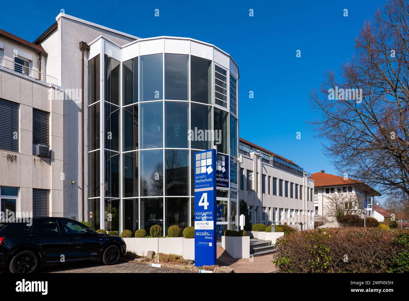 Bad Homburg, Germany, 03-2024: Accadis University, South Campus, Bad Homburg - Accadis Hochschule, Südcampus Stock Photo