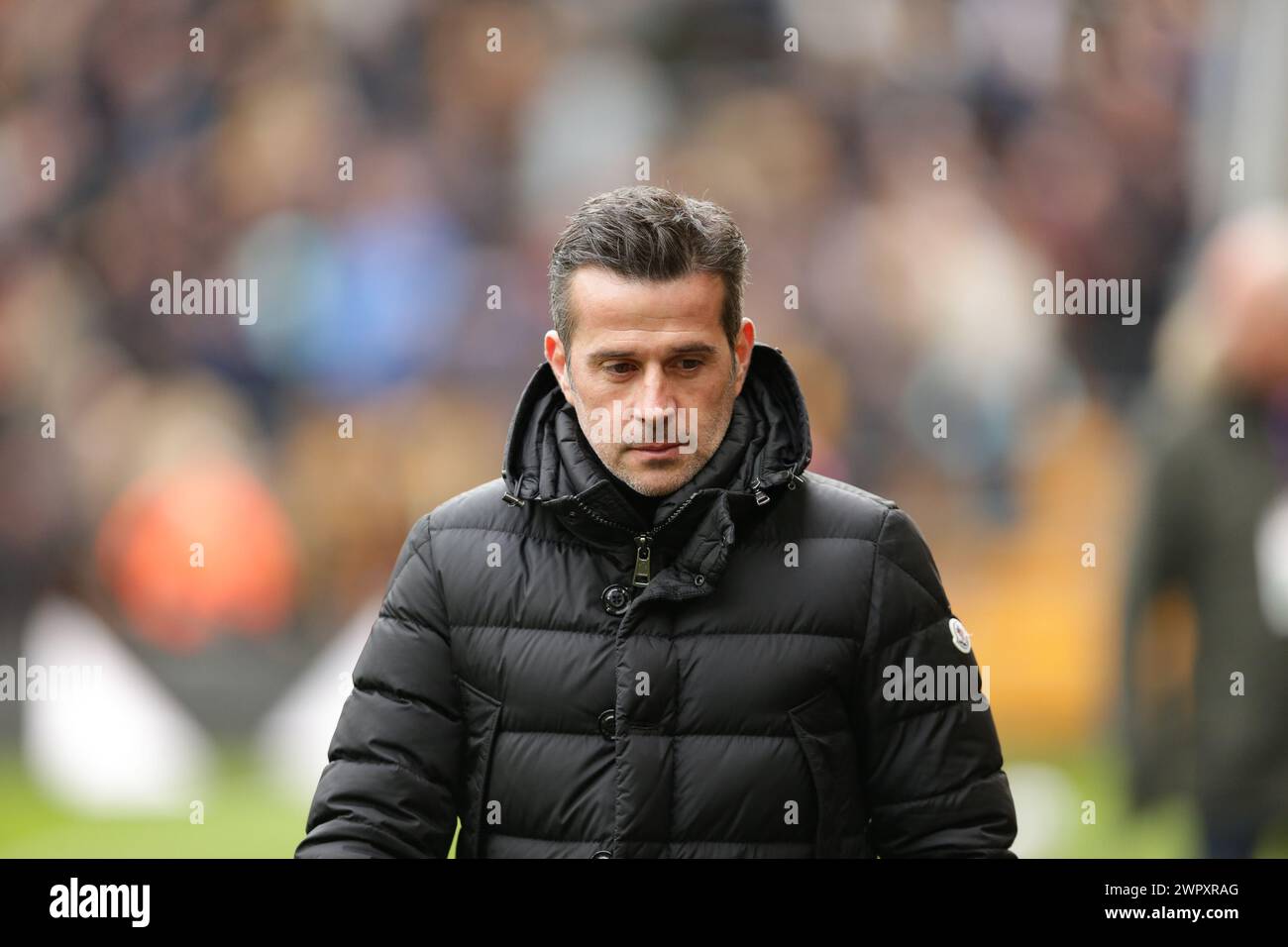 Marco Alexandre Saraiva da Silva, manager of Fulham before the Premier League match between Wolverhampton Wanderers and Fulham at Molineux, Wolverhampton on Saturday 9th March 2024. (Photo: Gustavo Pantano | MI News) Credit: MI News & Sport /Alamy Live News Stock Photo