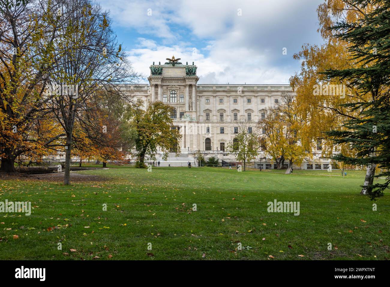 VIENNA, AUSTRIA - 20 November 2023: The Hofburg former principal imperial palace of the Habsburg dynasty in Austria Stock Photo
