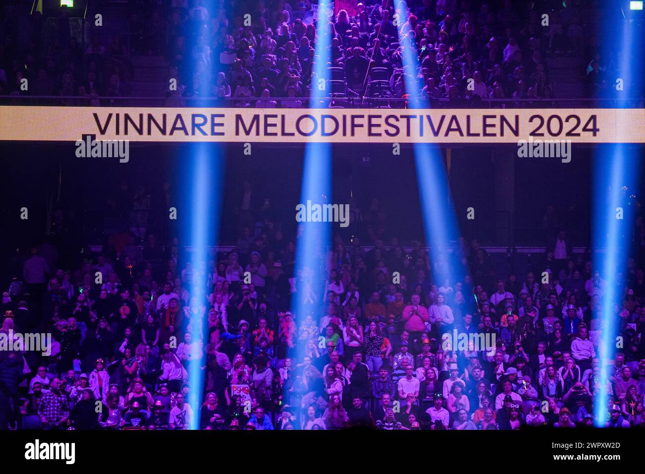 Stockholm, Melodifestivalen, Sweden, 03 9 2024, The melodiefestival