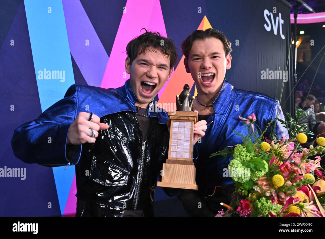 STOCKHOLM, SWEDEN 20240309Norwegian duo Marcus & Martinus celebrate ...