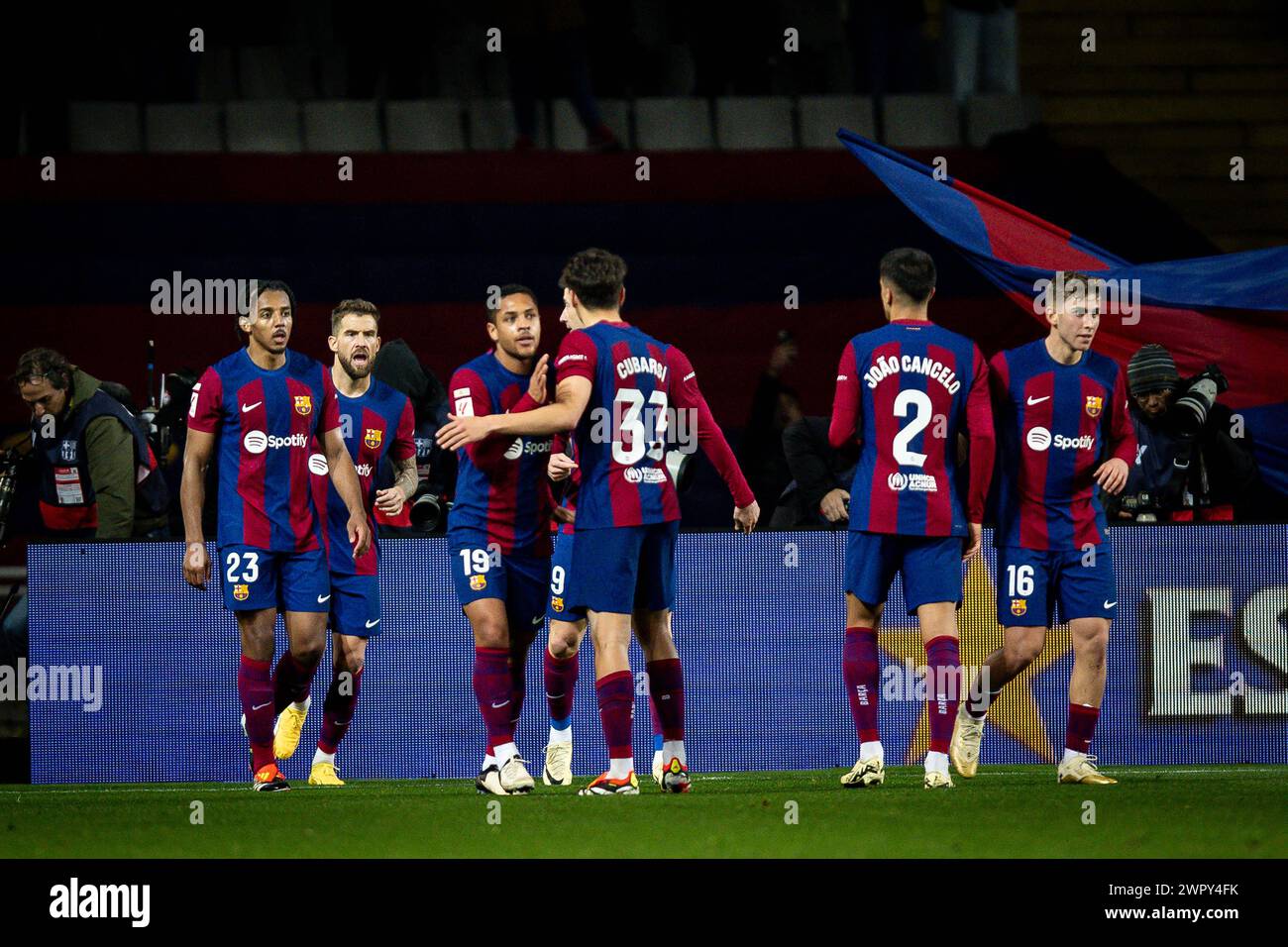 Barcelona, Spain. 08th Mar, 2024. La Liga EA Sports match between FC ...