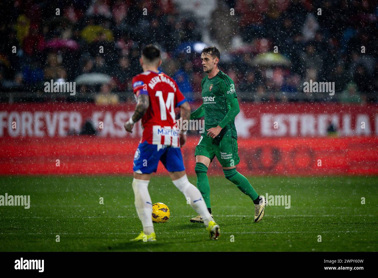 Girona, Spain. 09th Mar, 2024. Aimar (CA Osasuna) during a La Liga EA Sports match between Girona FC and CA Osasuna at Estadio Municipal de Montilivi, in Girona, Spain on March 9, 2024. Photo by Felipe Mondino/Sipa USA Credit: Sipa USA/Alamy Live News Stock Photo