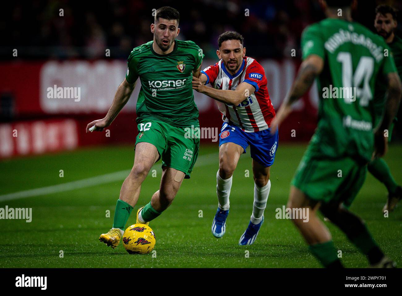 Girona, Spain. 09th Mar, 2024. Jose Arnaiz (CA Osasuna) during a La Liga EA Sports match between Girona FC and CA Osasuna at Estadio Municipal de Montilivi, in Girona, Spain on March 9, 2024. Photo by Felipe Mondino/Sipa USA Credit: Sipa USA/Alamy Live News Stock Photo