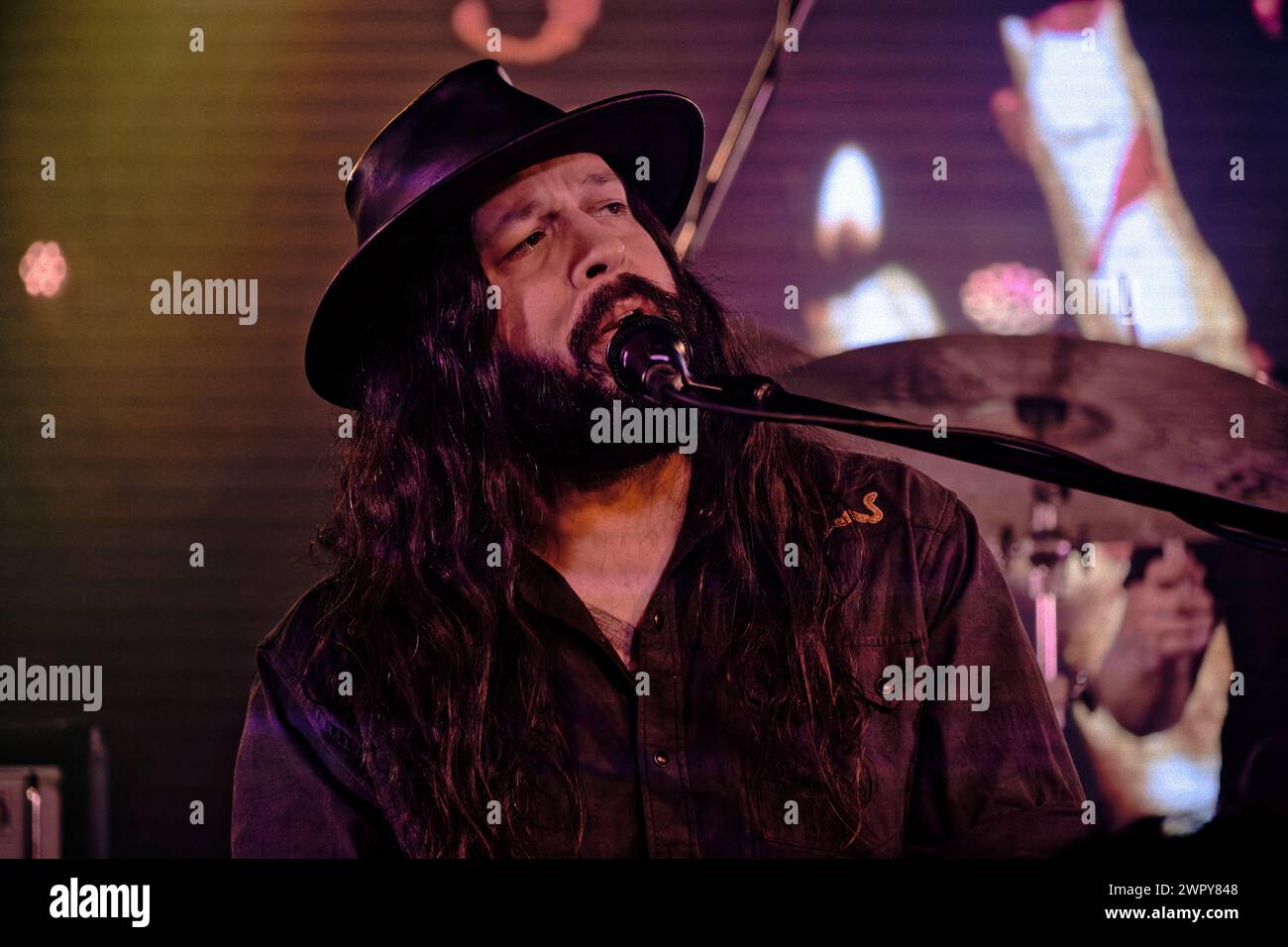 Mon Concert Hall, Madrid, Spain. 09th Mar, 2024. Shawn James Tour