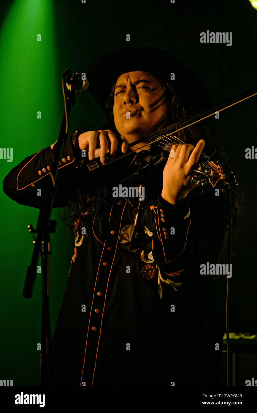 Mon Concert Hall, Madrid, Spain. 09th Mar, 2024. Shawn James Tour. Sage