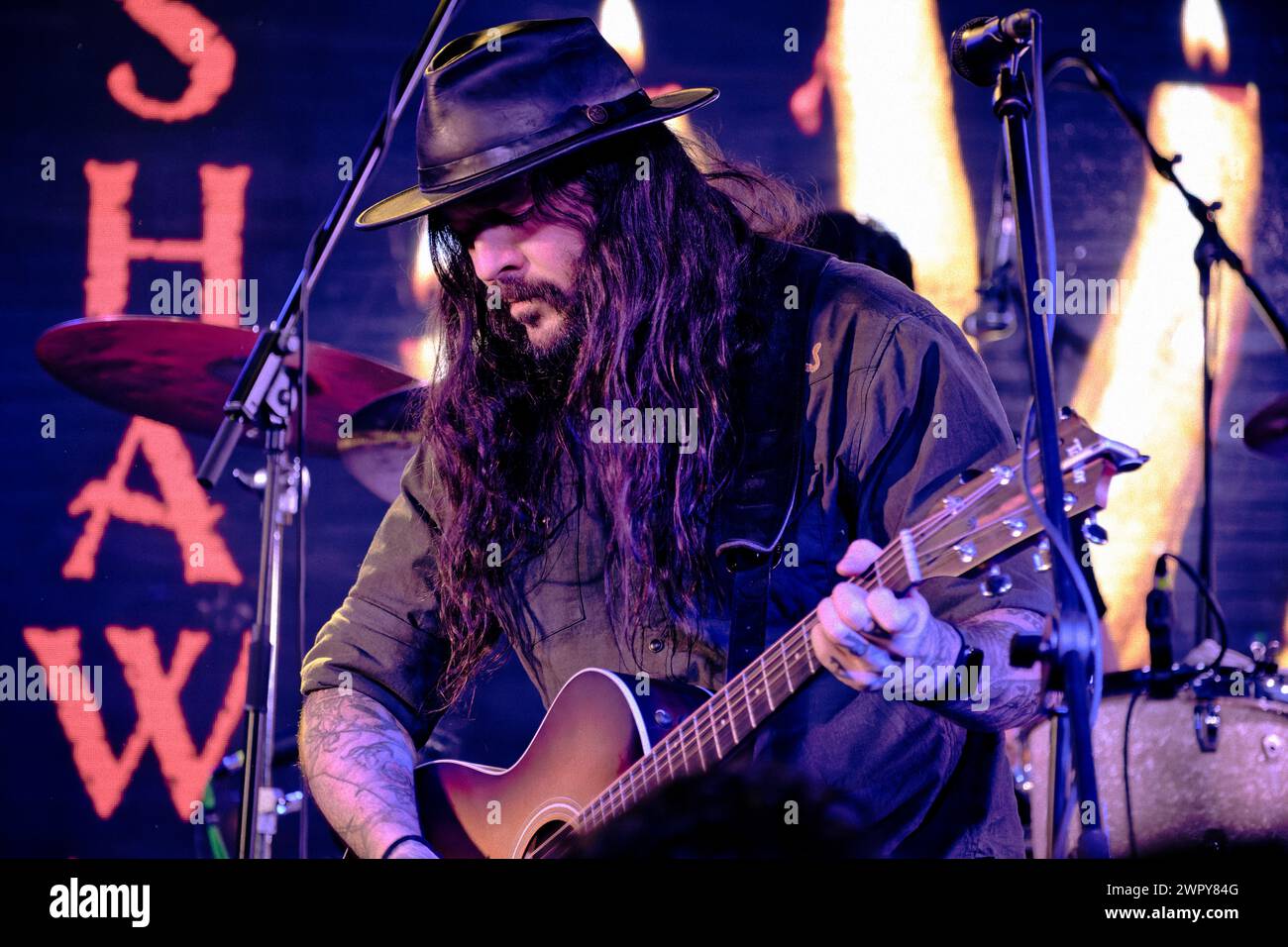 Mon Concert Hall, Madrid, Spain. 09th Mar, 2024. Shawn James Tour