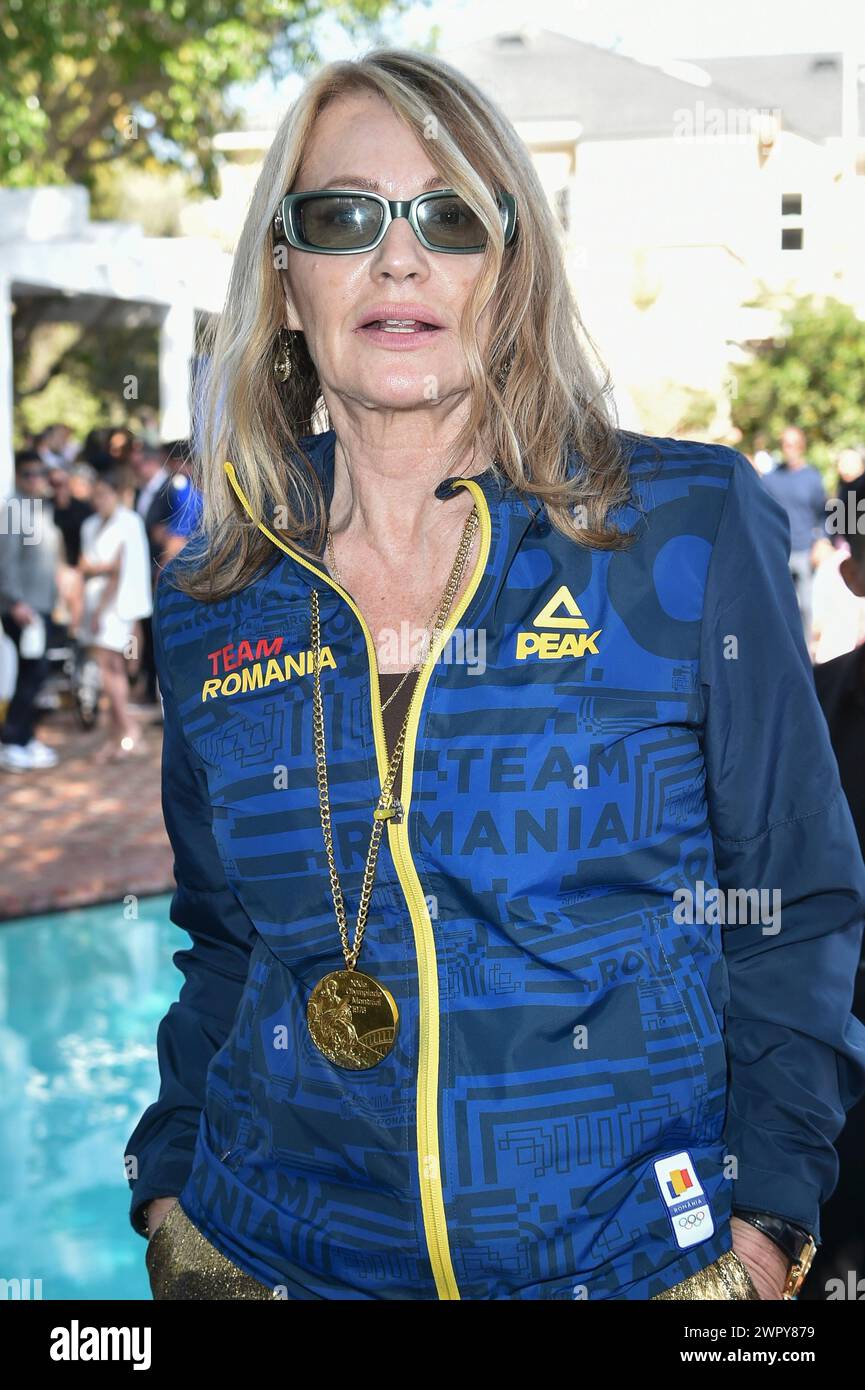 Nadia Comaneci arrives at the 11th Annual Gold Meets Golden celebration