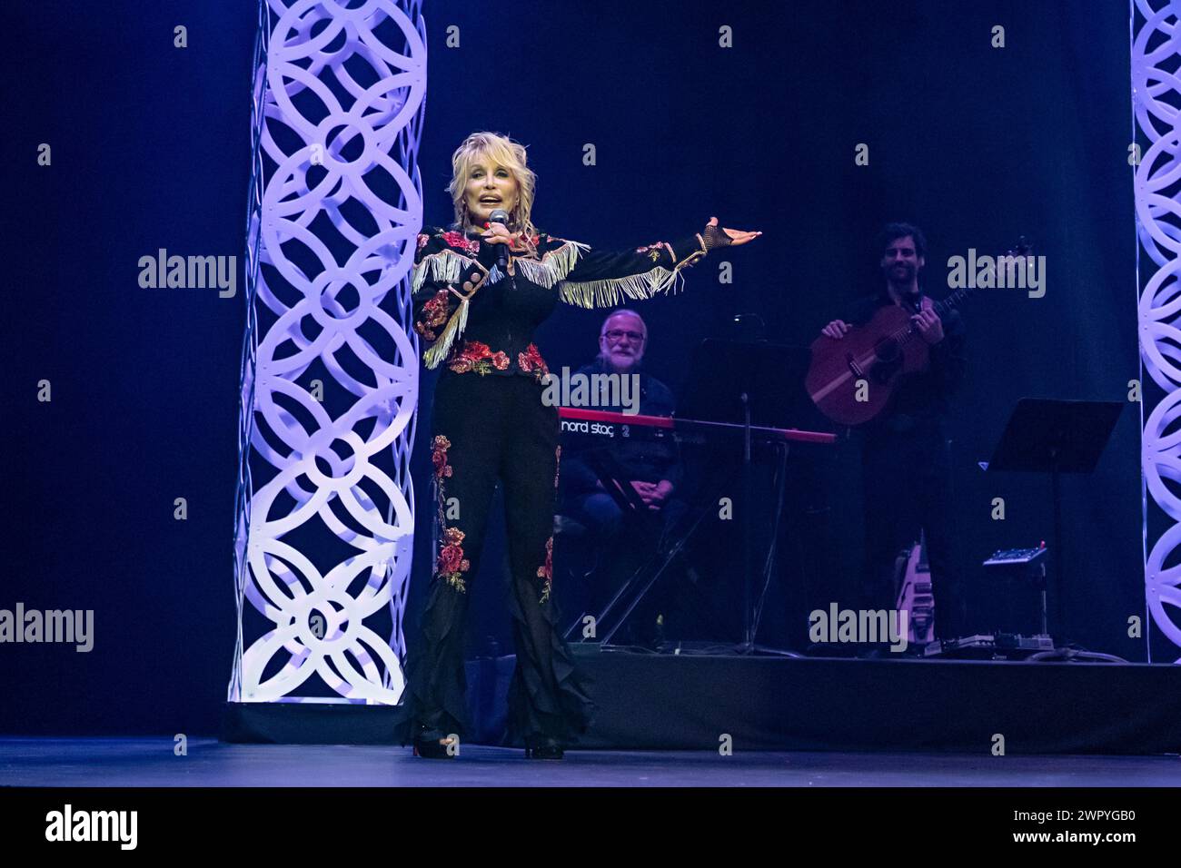 Dolly Parton is seen at Dollywood's Season Passholder and Media Day on
