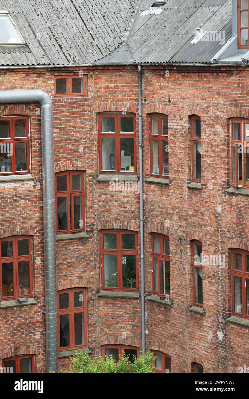 Town, building and apartment with vintage architecture for historic ... - Small Downtown Apartment Building Renovation With Rustic Historic Details