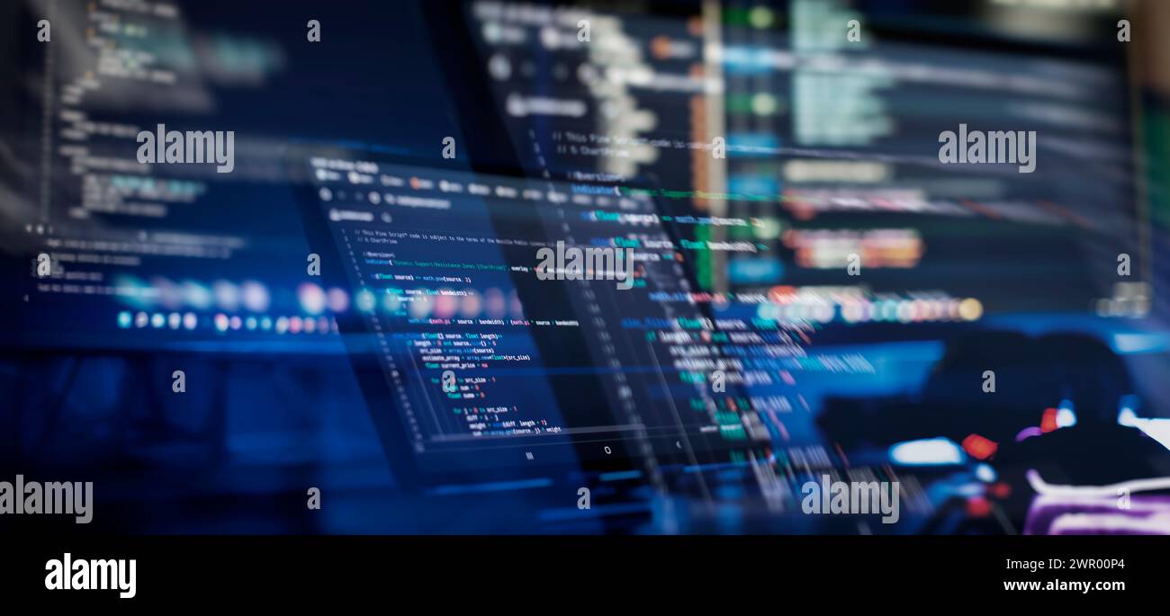 Digital technology industry concept development of programming and ...