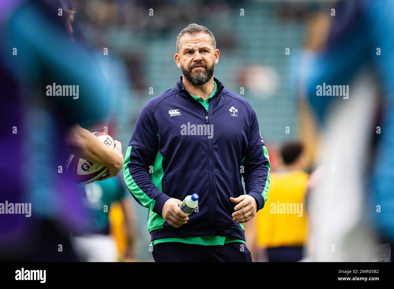 Farrell Coach Head Coach Andy Farrell of Ireland during the 2024 Six Nations ...