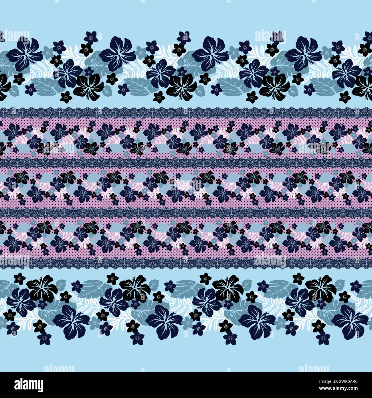 Textile fabric pattern artwork seamless pattern Stock Vector