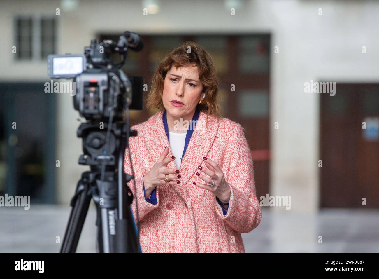 London, England, UK. 10th Mar, 2024. Health Secretary VICTORIA ATKINS ...