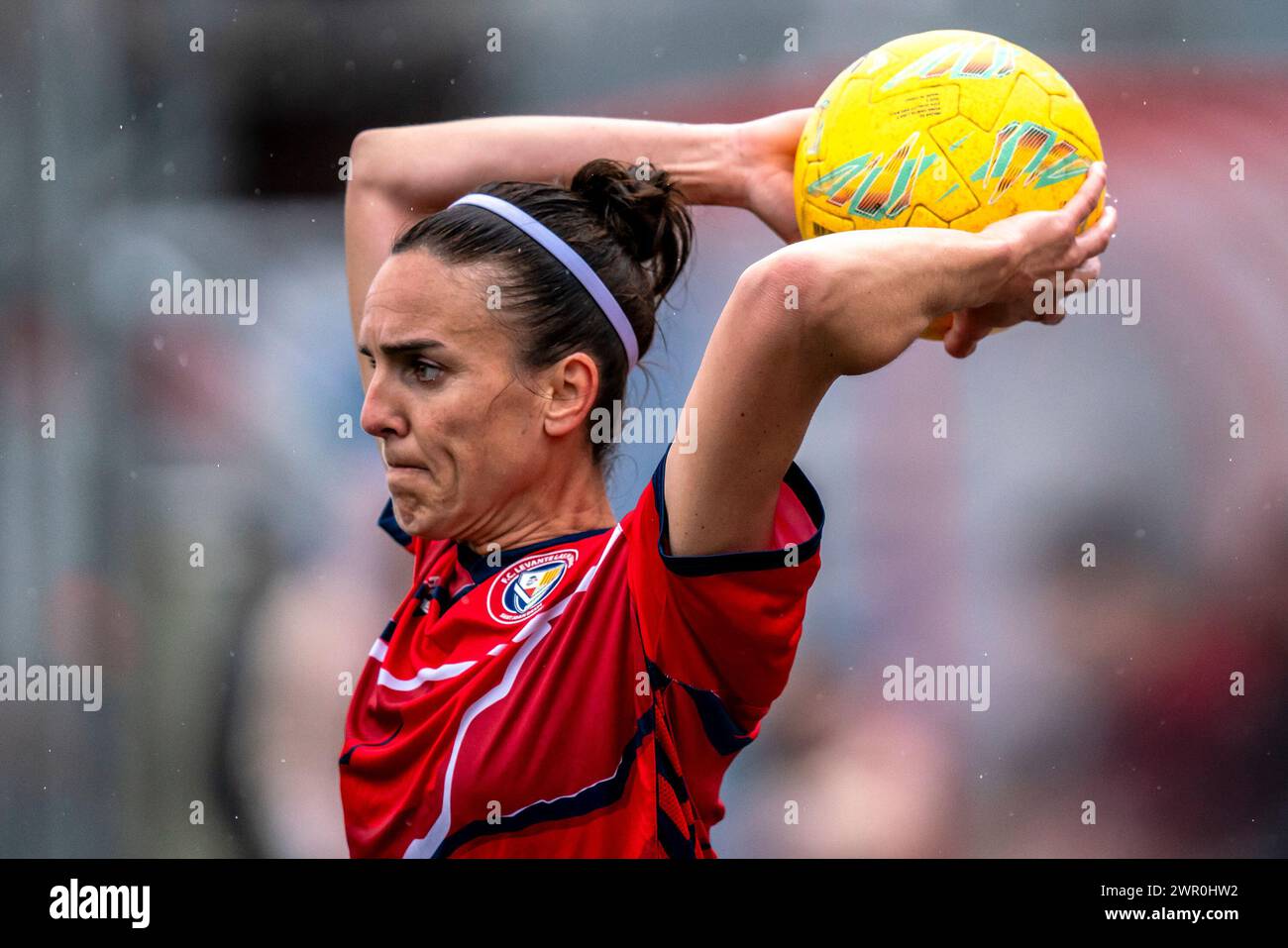 Barcelona, Spain. 09th Mar, 2024. Melanie Serrano Levante Las Planas during the La Liga F match between Levante Las Planas FC and Granada CF played at Municipal Les Planes Stadium on March 09, 2024 in Sant Joand D'Espi, Barcelona, Spain. (Photo by Pablo Rodriguez/PRESSINPHOTO) Credit: PRESSINPHOTO SPORTS AGENCY/Alamy Live News Stock Photo