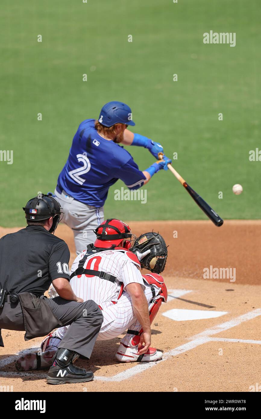 Clearwater, FL Toronto Blue Jays designated hitter Justin Turner (2