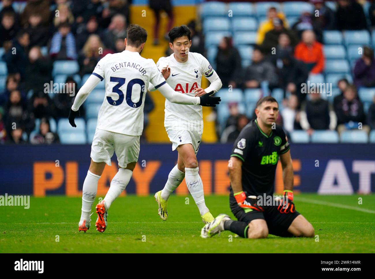 Player Tottenham Birmingham Stream West Ham United Aston Villa V