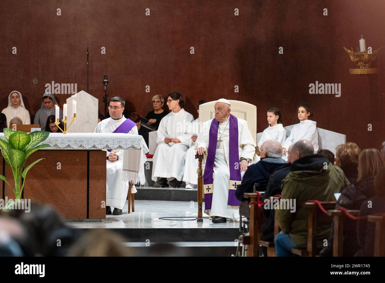 Pope Francis presides over the opening of the "24 hours for the Lord" Penitential Service, a
