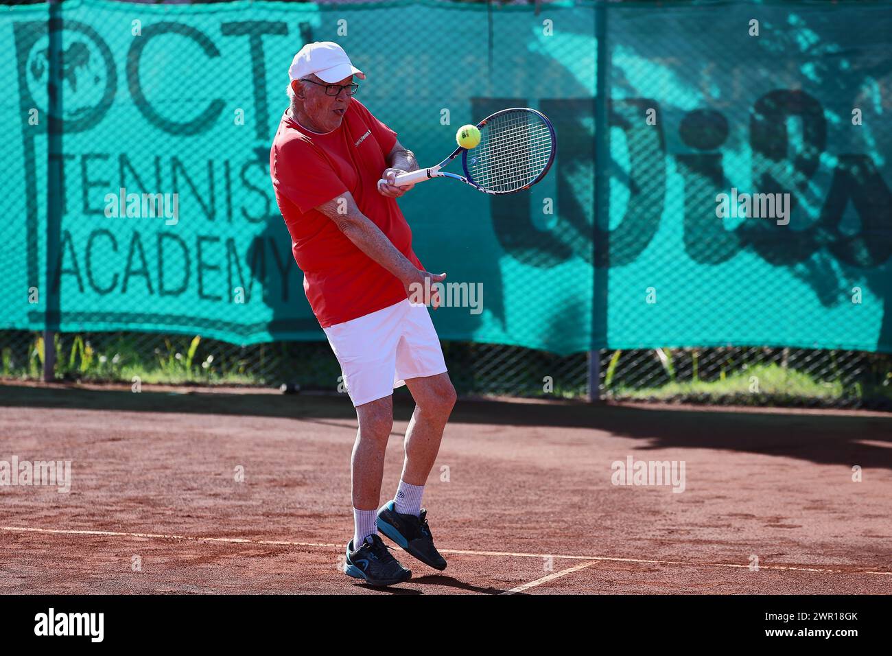 March 10, 2024, Manavgat, Antalya, Turkey: Peter Hausherr (SUI) in action during the 2024 World Team & Individual Championships 65-85 (Credit Image: © Mathias Schulz/ZUMA Press Wire) EDITORIAL USAGE ONLY! Not for Commercial USAGE! Stock Photo