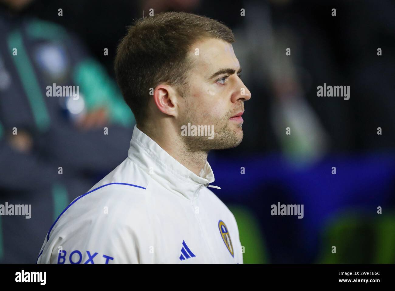 Leeds United forward Patrick Bamford  (9) during the Sheffield Wednesday FC v Leeds United FC sky bet EFL Championship match at Hillsborough Stadium, Sheffield, United Kingdom on 8 March 2024 Stock Photo