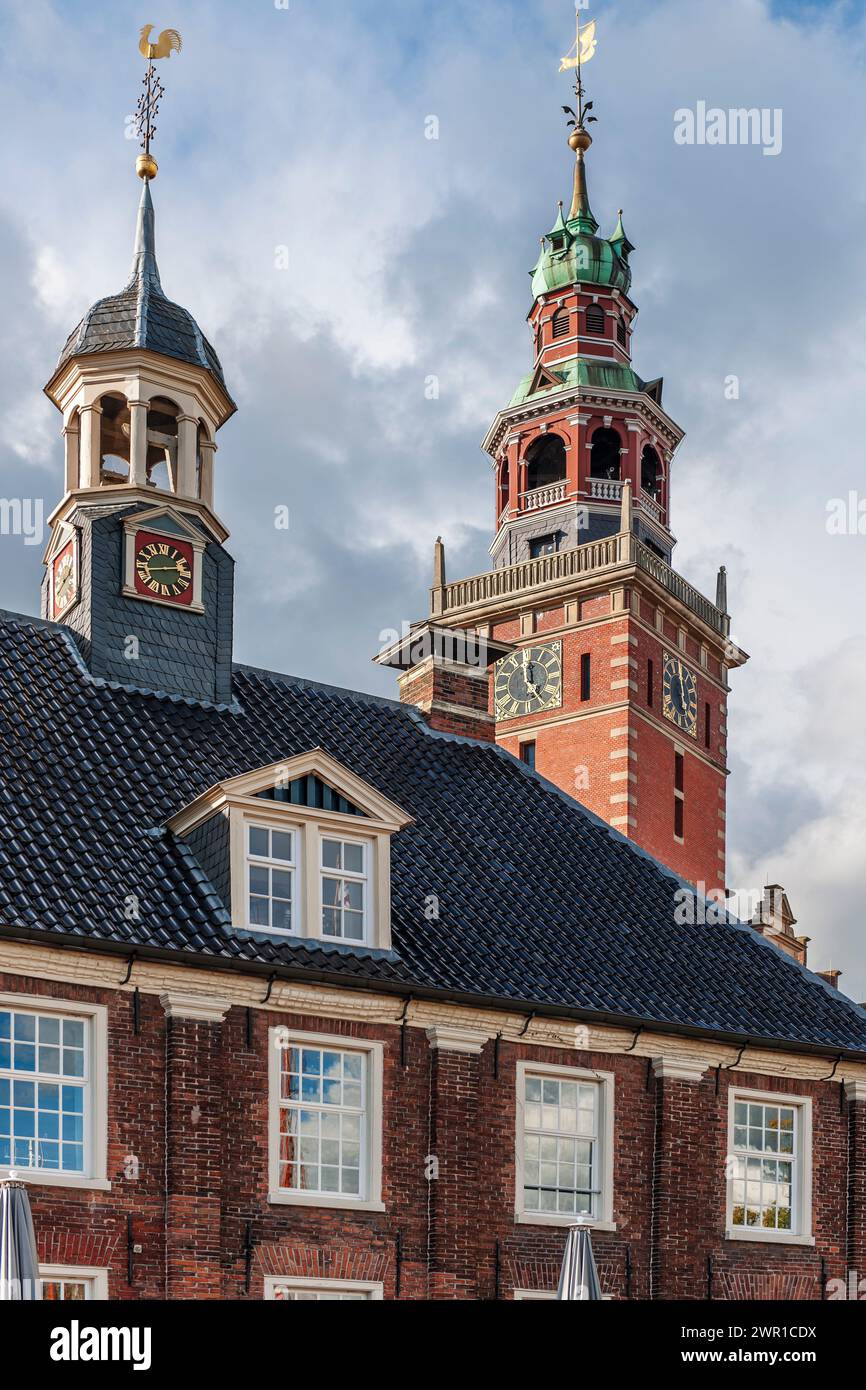 Leer, Germany September 28, 2022 Traditional architecture with the