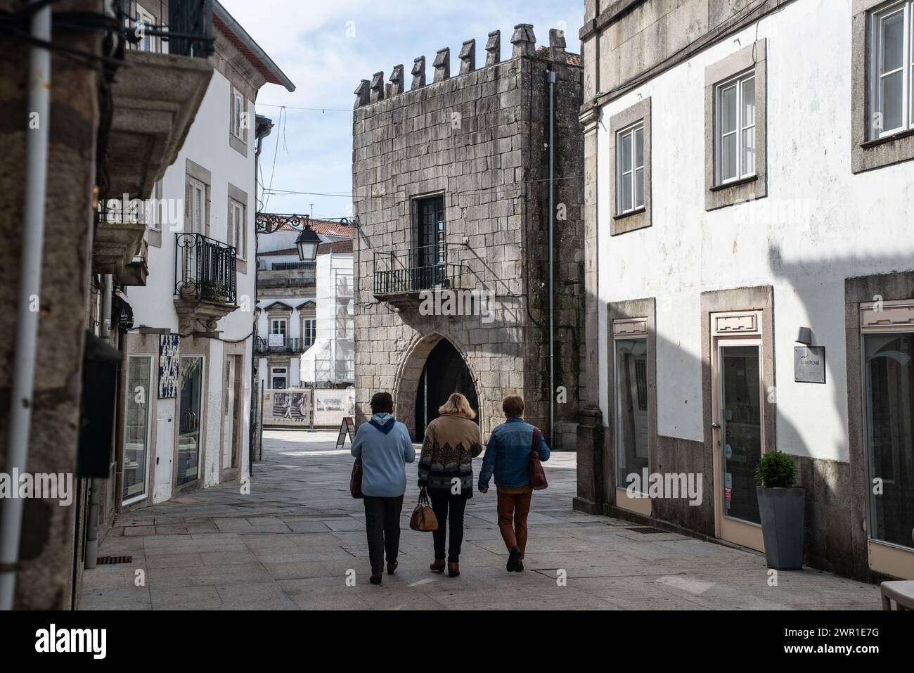 Antigos Paços Municipais, Santa Maria Maior, Viana do Castelo, Portugal Stock Photo