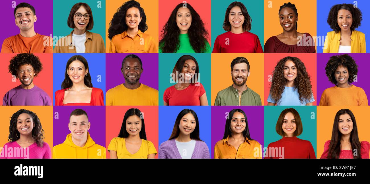 Collage showcases diverse group women hi-res stock photography and ...