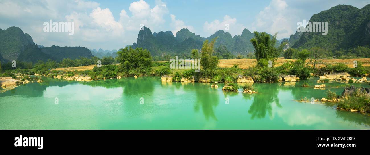 Cao Bang province in Vietnam Stock Photo