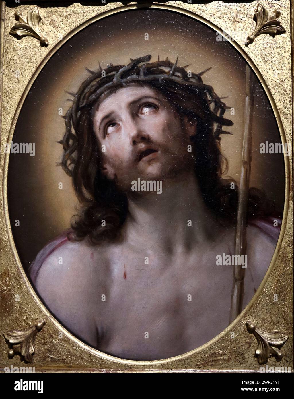 Italy Emilia Romagna Bologna - National art gallery, Christ crowned with thorns by Guido Reni 1639 Stock Photo