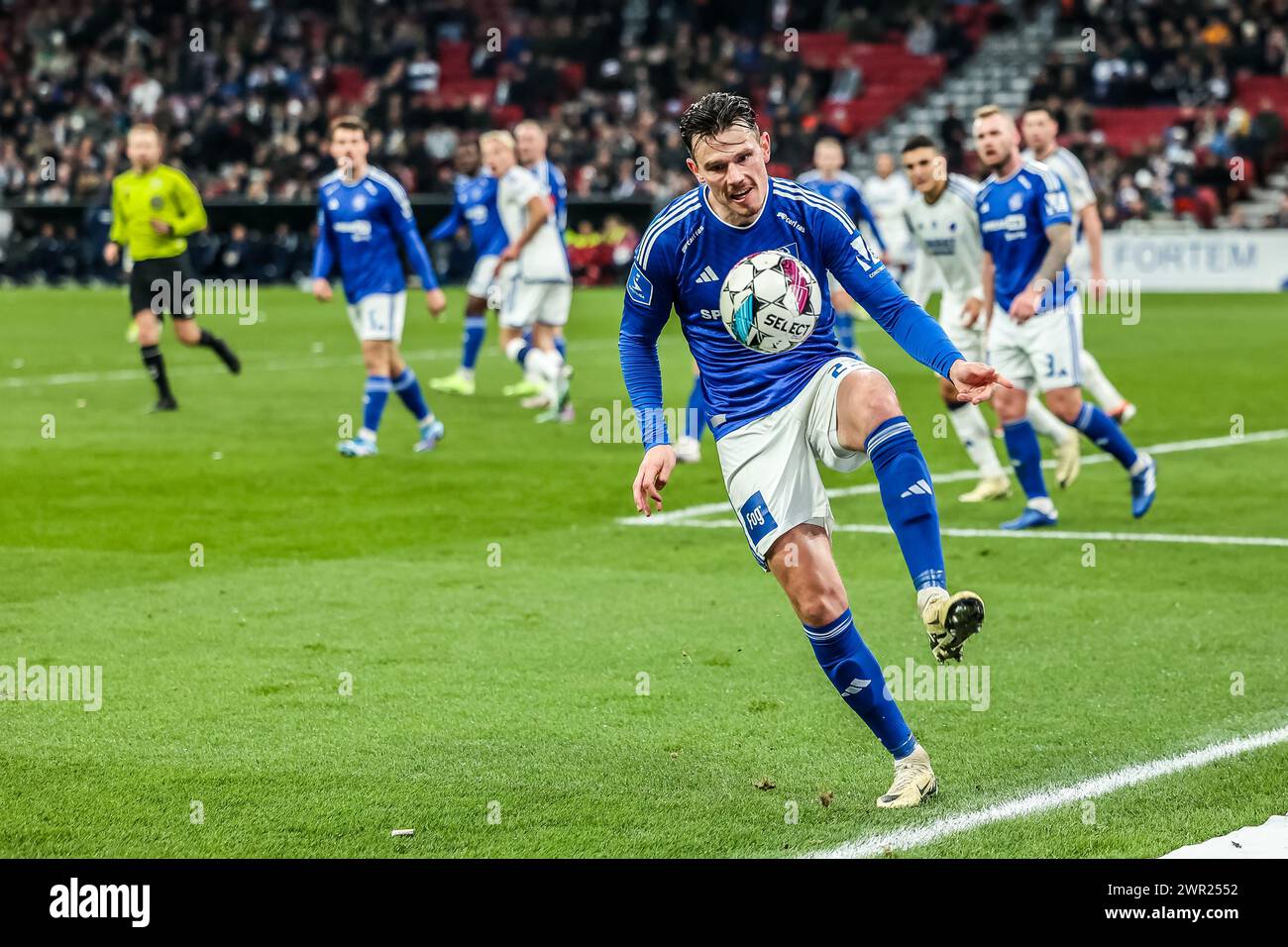 Copenhagen, Denmark. 10th, March 2024. Pascal Gregor (23) of Lyngby BK ...