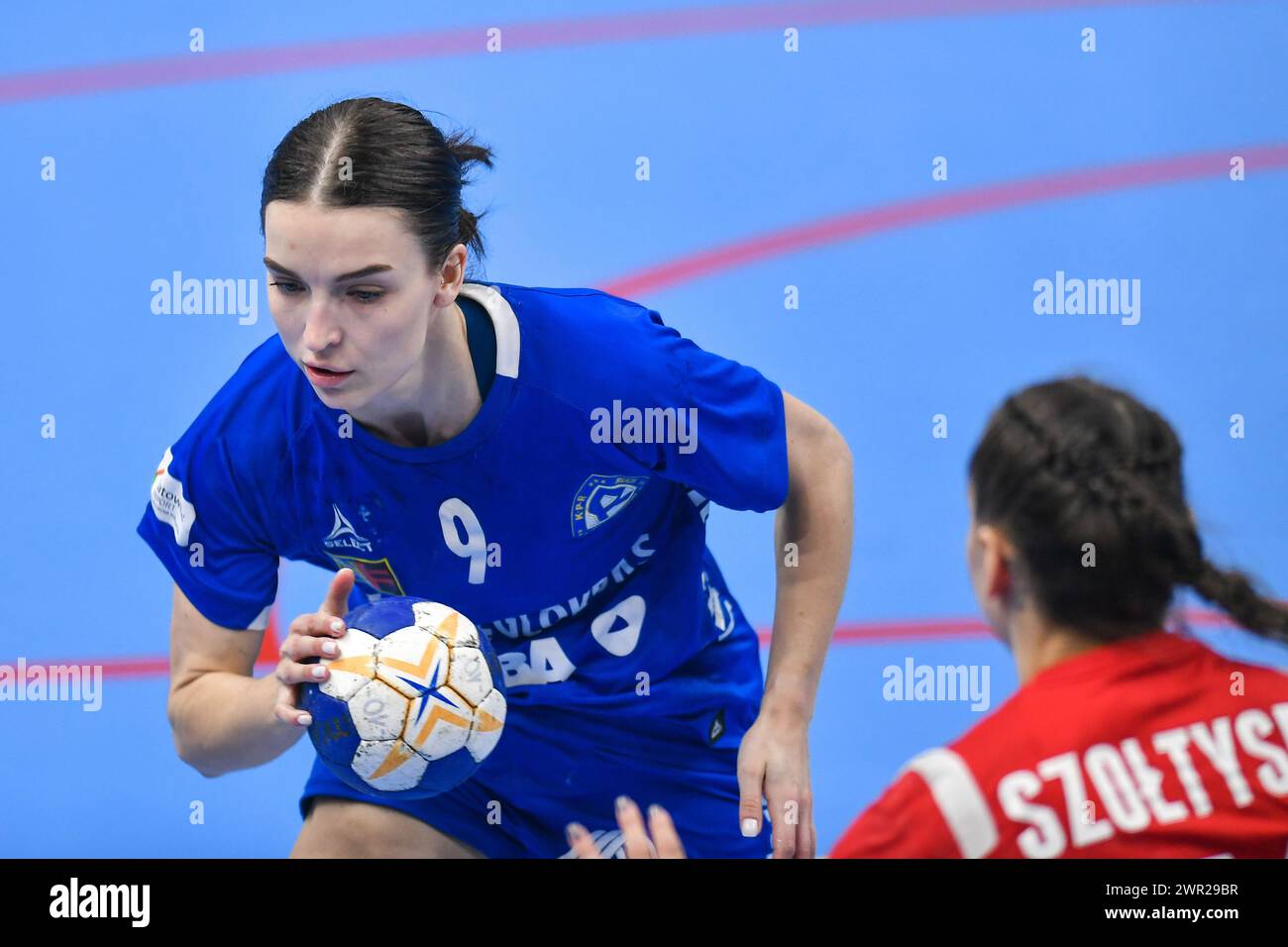 2024.03.10 Chorzow Pilka reczna Centralna Liga Pilki Recznej Kobiet Sezon 2023/2024 KPR Ruch Chorzow - SPR Sosnica Gliwice N/z Aleksandra Salisz Foto Marcin Bulanda/PressFocus 2024.03.10 Chorzow Handball Women Polish Central League Season 2023/2024 KPR Ruch Chorzow - SPR Sosnica Gliwice Aleksandra Salisz Credit: Marcin Bulanda/PressFocus Credit: Sipa USA/Alamy Live News Stock Photo