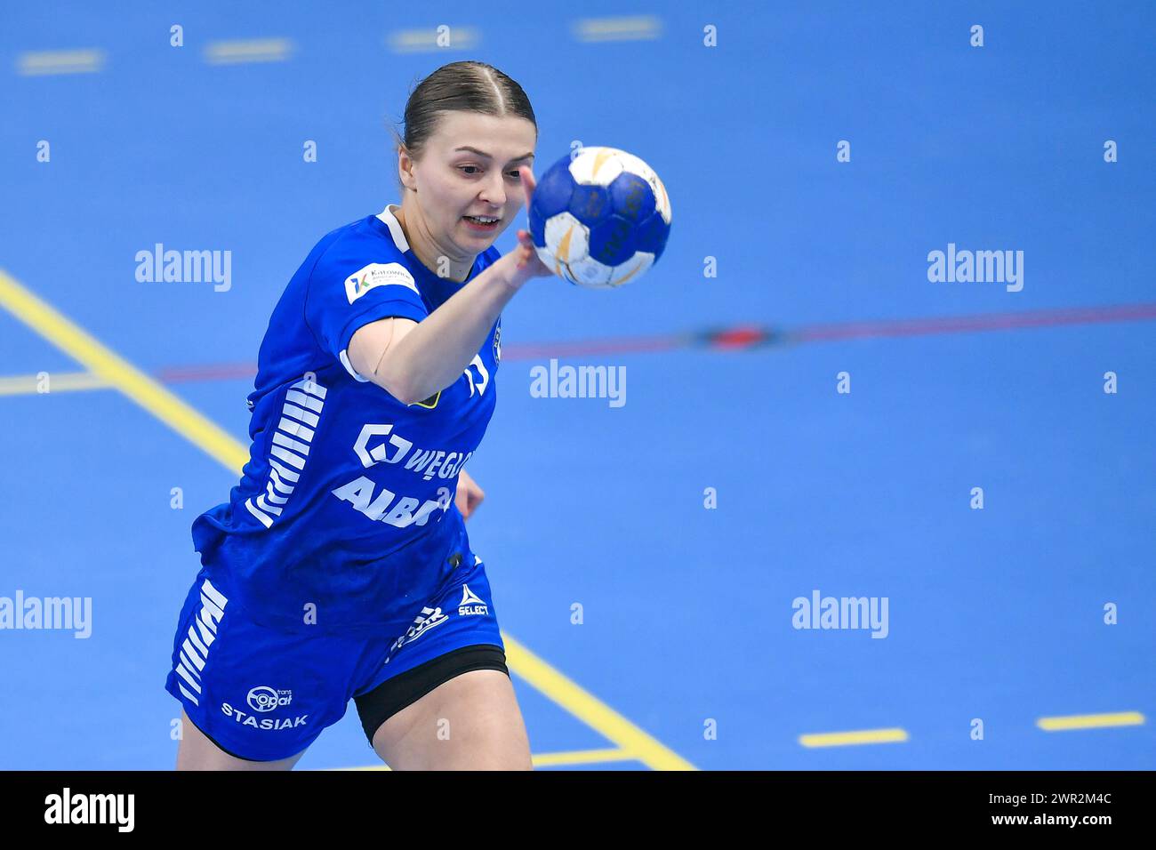 2024.03.10 Chorzow Pilka reczna Centralna Liga Pilki Recznej Kobiet Sezon 2023/2024 KPR Ruch Chorzow - SPR Sosnica Gliwice N/z Natalia Doktorczyk Foto Marcin Bulanda/PressFocus 2024.03.10 Chorzow Handball Women Polish Central League Season 2023/2024 KPR Ruch Chorzow - SPR Sosnica Gliwice Natalia Doktorczyk Credit: Marcin Bulanda/PressFocus Credit: Sipa USA/Alamy Live News Stock Photo