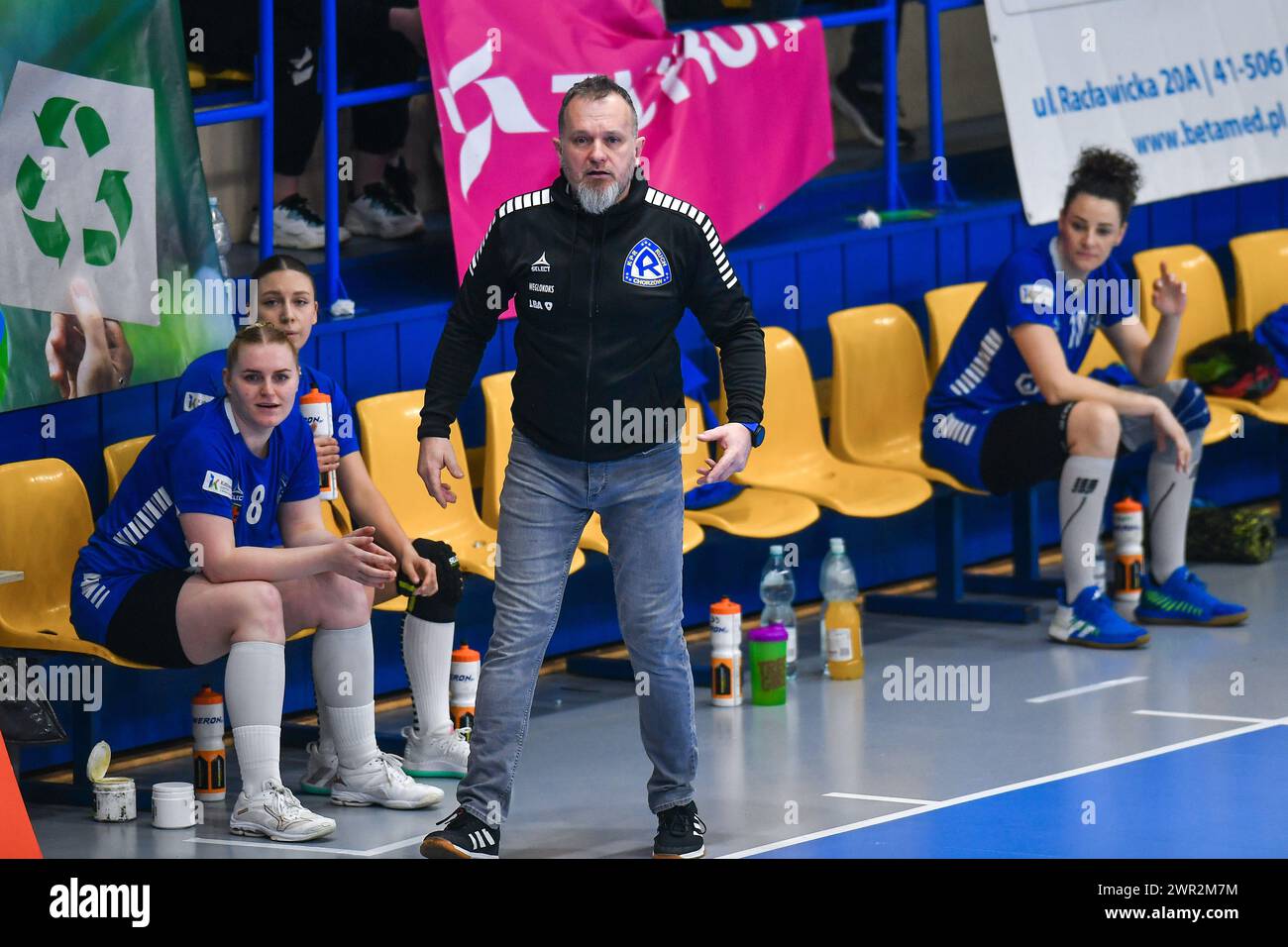 2024.03.10 Chorzow Pilka reczna Centralna Liga Pilki Recznej Kobiet Sezon 2023/2024 KPR Ruch Chorzow - SPR Sosnica Gliwice N/z Ivo Vavra Foto Marcin Bulanda/PressFocus 2024.03.10 Chorzow Handball Women Polish Central League Season 2023/2024 KPR Ruch Chorzow - SPR Sosnica Gliwice Ivo Vavra Credit: Marcin Bulanda/PressFocus Credit: Sipa USA/Alamy Live News Stock Photo