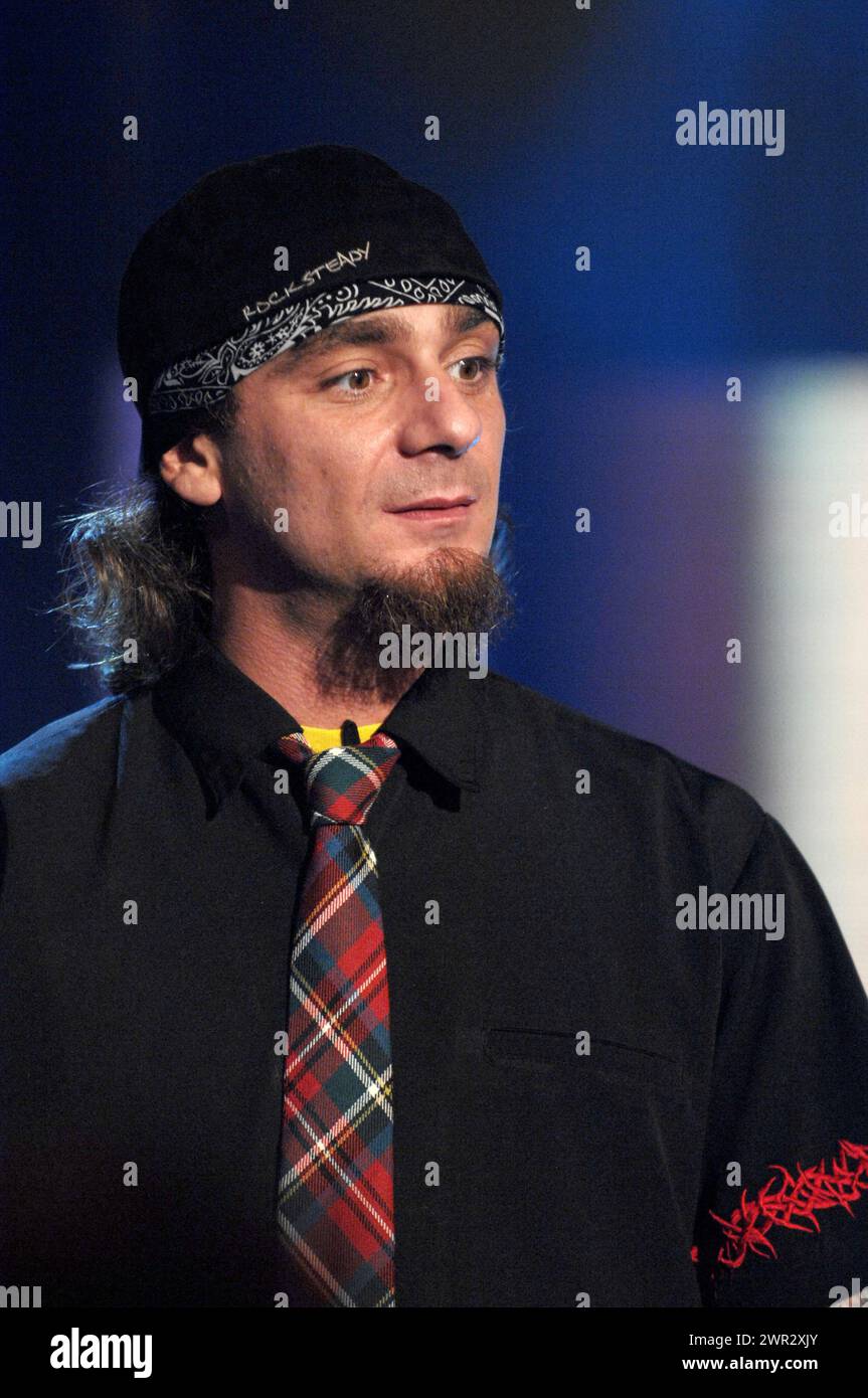 Milan Italy 11/10/2006 JAx, Italian singer during the music